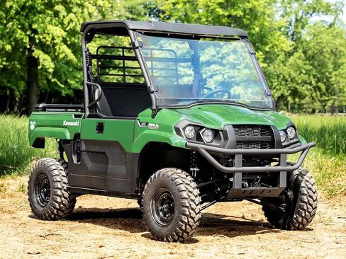 SuperATV Heavy Duty Full Windshield متوافق مع Kawasaki Mule Pro-MX: 2019+ | 1/4 "سميك بولي كربونات مقاومة للخدش in Saudi Arabia