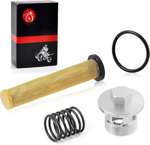 Oil Filter Screen and OIL FILTER CAP & Spring For Kawasaki 1985-2006 Vulcan 700 750 800 VN700 VN750 VN800 2006-2013 Vulcan 900 VN900 in Saudi Arabia