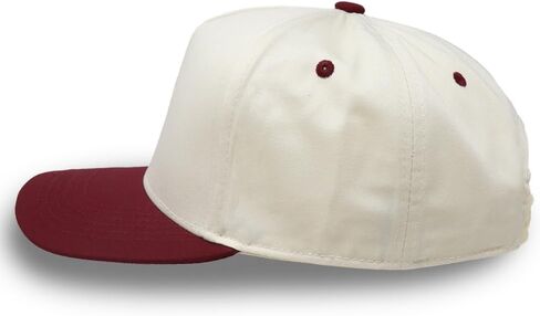 Two-Tone Blank Snapback Hat - Classic Blank Trucker Hat for Men & Women - Minimalist Baseball Cap with Foam Front in Saudi Arabia