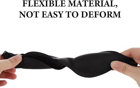 Moisture Chamber Glasses for Dry Eyes, Silicone Hydrating Sleep Mask Blackout Goggles Reusable Lightweight Zero Eye Pressure 3D Soft Breathable Eye Cover for Side Sleeper Men Women(Black) in Saudi Arabia