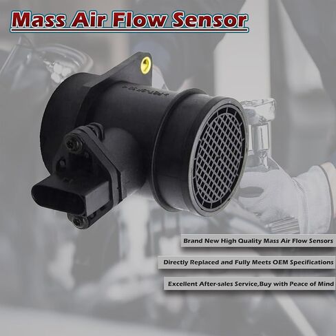 Mass Air Flow Sensors Meter MAF Compatible with 00-06 A4 / 01-05 A4 Quattro Jetta / 01-06 TT Golf / 01-02 TT Quattro / 01-04 Beetle / 00-02 Passat Replaces 06A906461L 0986280217 (00 01 02 03 04 05 06) in Saudi Arabia
