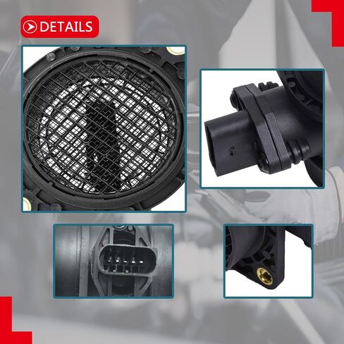 Mass Air Flow Sensors Meter MAF Compatible with 00-06 A4 / 01-05 A4 Quattro Jetta / 01-06 TT Golf / 01-02 TT Quattro / 01-04 Beetle / 00-02 Passat Replaces 06A906461L 0986280217 (00 01 02 03 04 05 06) in Saudi Arabia