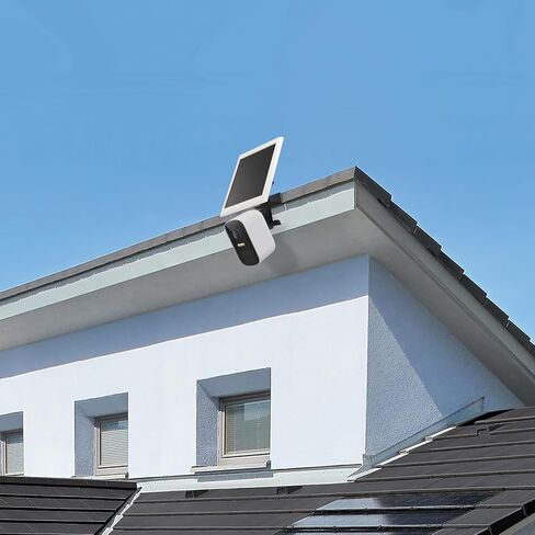 Universal Gutter Mount for Outdoor Security Cameras – Weatherproof, Sturdy & Easy to Install, Compatible with Ring, Blink, Eufy, Wyze, Google Nest, Arlo, SimpliSafe & More (White) in Saudi Arabia