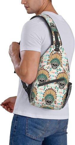 VOOHDDY Magical Astrology Moon Star Magic Sling Bag For Women Men Travel Hiking Backpack Crossbody Shoulder Chest Bags Casual Daypack Sport in Kuwait