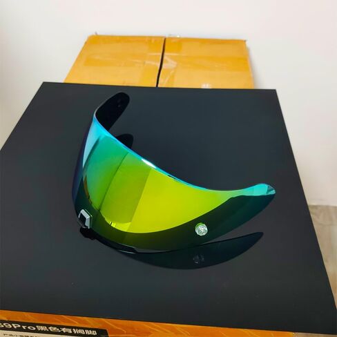 Shield for Scorpion Exo R1 Air ، T520 ، ST1400 Helment Visor UV محمية Para Casco de Moto (يوم أخضر عميق) in Kuwait