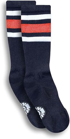 علاج العظام القديم | ONT Performance Crew Socks with Classic Stripes | مثالي للتزلج على الجليد والتزلج على الجليد BMX in Kuwait