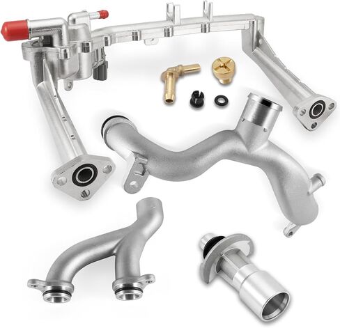 (OEM Part) LR090630 Soolant Mater Mipe System Kit For 2010-2021 Land Rover LR4 Discovery Range Rover Sport Velar ، for Jaguar XF XJ XE F-Type F-Pace LR092992 AJ813917 AJ813865 (فقط مناسب 3.0L) in Saudi Arabia