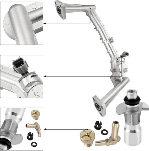 (OEM Part) LR090630 Soolant Mater Mipe System Kit For 2010-2021 Land Rover LR4 Discovery Range Rover Sport Velar ، for Jaguar XF XJ XE F-Type F-Pace LR092992 AJ813917 AJ813865 (فقط مناسب 3.0L) in Saudi Arabia