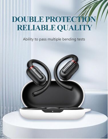 for Soundcore by Anker V30i Case Cover, Soft Silicone Protective Portable Scratch Shock Resistant Compatible with Anker Soundcore V30i Shell with Cleaner Kit & Carabiner & Lanyard，Green. in Kuwait