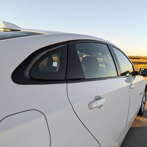 Slickmod Chrome Delete Blackout Vinyl Overlay for 2019-2024 Chevy Malibu Window Trim (Gloss Black) in Saudi Arabia