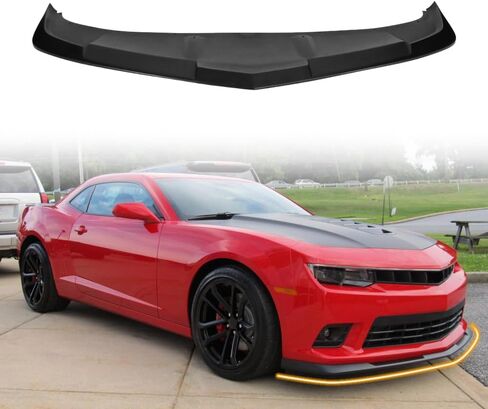 Front Bumper Lip Spoiler Compatible with 2014-2015 Chevy Camaro SS Only, PU Unpainted 1LE Style Add-on Front Splitter Air Dam Chin Protector in Saudi Arabia