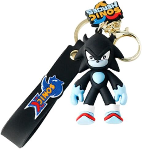 Sonic Shadow 3D الحرف 3 "سلسلة مفاتيح سحر السيليكون طويل القامة in Saudi Arabia