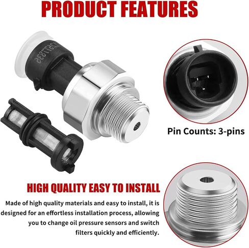 12673134 Oil Pressure Sensor Compatible with 2009-2020 Chevy Chevrolet Silverado 1500 2500 3500 Express Avalanche Camaro Tahoe Colorado Silverado Equinox Suburban, GMC Savana Sierra in Saudi Arabia