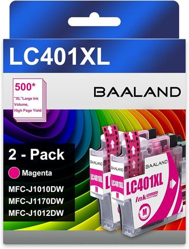 LC401XL Black MFC-J1010DW Ink Cartridges Replace for Brother Printer LC401 Ink LC401XLBK (2.5 x LC401BK Standard Page Yield) High Yield 3-Pack for Brother MFC-J1010DW MFC-J1012DW MFC-J1170DW in Kuwait