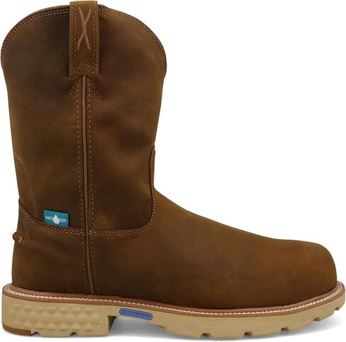 Twisted X Men's 10" Work Boot, Round Toe Nano Toe with CellStretch in Saudi Arabia