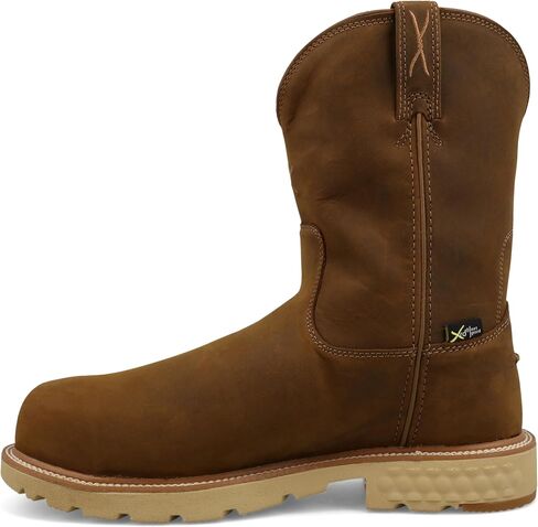 Twisted X Men's 10" Work Boot, Round Toe Nano Toe with CellStretch in Saudi Arabia