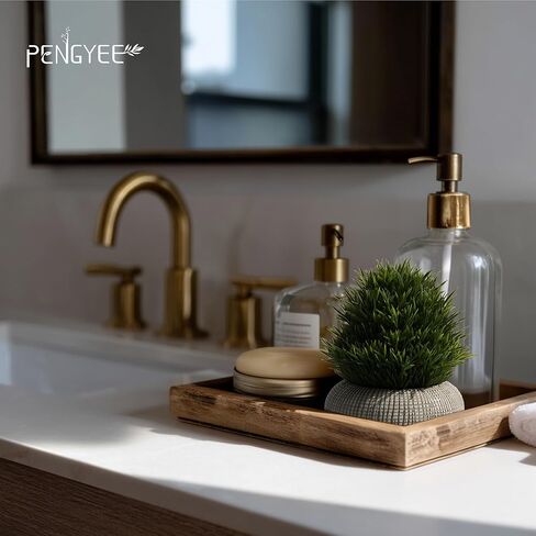 2Pack Small Fake Plants, Artificial Plants Indoor in Cement Planter, Faux Plants Indoor for Home Bathroom Bedroom Kitchen Office Room Decor - Yellowish Green-Rosemary in Kuwait