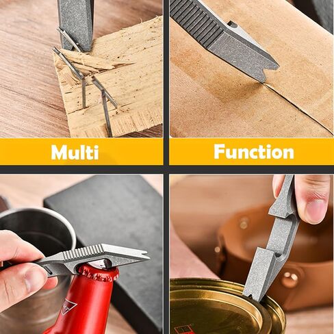 EDC PRY BAR BONGE PENER TITANIUM CROWBAR SCELDRIVER SIZE SIZE EDC Multi Tool in Kuwait