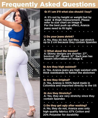 Pantalones Colombianos Levanta Cola | Butt Lifting Jeans for Women Colombian Jeans for Women Butt Lift Boot Cut Jeans Blue in Saudi Arabia