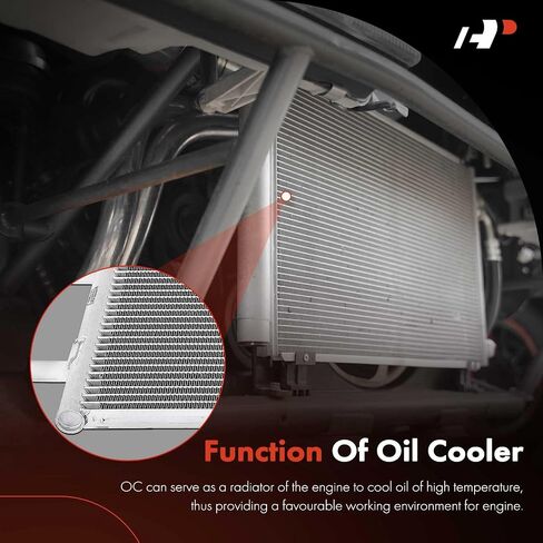 A-Premium Transmission Oil Cooler Compatible with Dodge Ram 2500/Ram 3500 2003-2009, 5.9L 8.0L Replace# 52028915AE in Saudi Arabia