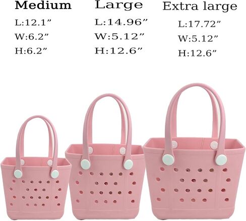 Small Rubber Tote Bag for Women-Cute Sports Bag for Travel, Pool Days, Gym, & Daily Use Durable Lightweight Design in Saudi Arabia