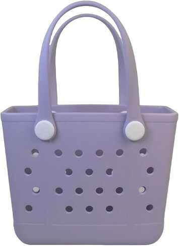 Small Rubber Tote Bag for Women-Cute Sports Bag for Travel, Pool Days, Gym, & Daily Use Durable Lightweight Design in Saudi Arabia