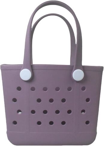 Small Rubber Tote Bag for Women-Cute Sports Bag for Travel, Pool Days, Gym, & Daily Use Durable Lightweight Design in Saudi Arabia