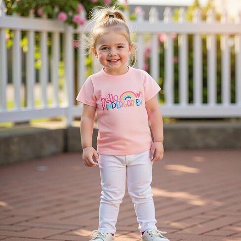 Back to School Outfits for Girls Letters First Grade Shirt First Day of School Shirt for Preschool Kindergarten in Saudi Arabia