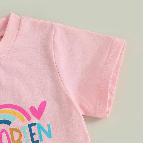 Back to School Outfits for Girls Letters First Grade Shirt First Day of School Shirt for Preschool Kindergarten in Saudi Arabia