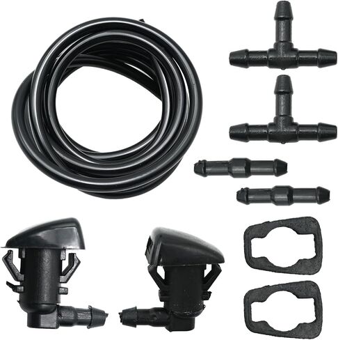 7T4Z-17603-A Front Windshield Washer Nozzles Kit Compatible with Ford Edge Focus Compatible with Lincoln MKX Base Sport Premium Sport Replaces 7T4Z-17603-A-JET 8S4Z-17603-AA 7T4Z17603A in Saudi Arabia