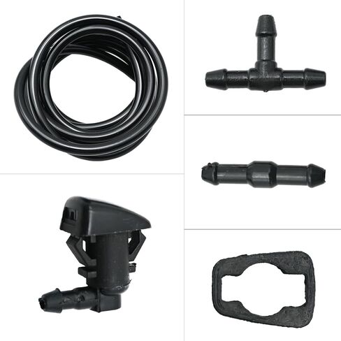 7T4Z-17603-A Front Windshield Washer Nozzles Kit Compatible with Ford Edge Focus Compatible with Lincoln MKX Base Sport Premium Sport Replaces 7T4Z-17603-A-JET 8S4Z-17603-AA 7T4Z17603A in Saudi Arabia