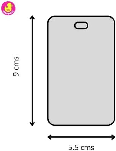 Writable Writable Transparent Bag Luggage Tags, PVC Luggage Labels for Suitcases with Name Address Phone Number Labels Travel Tag for Baggage Identity ID Labels for Trolley, Suitcase (Mermaid) in Saudi Arabia