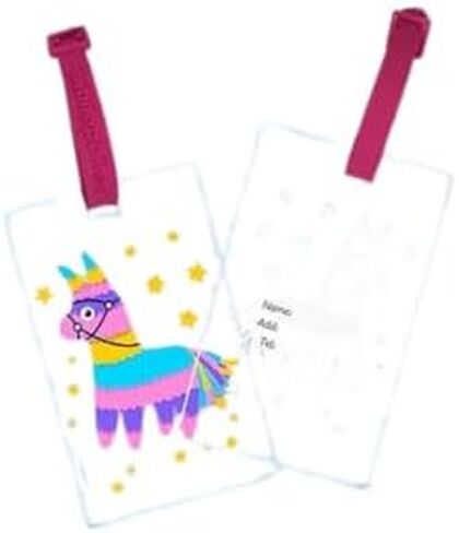 Writable Writable Transparent Bag Luggage Tags, PVC Luggage Labels for Suitcases with Name Address Phone Number Labels Travel Tag for Baggage Identity ID Labels for Trolley, Suitcase (Mermaid) in Saudi Arabia
