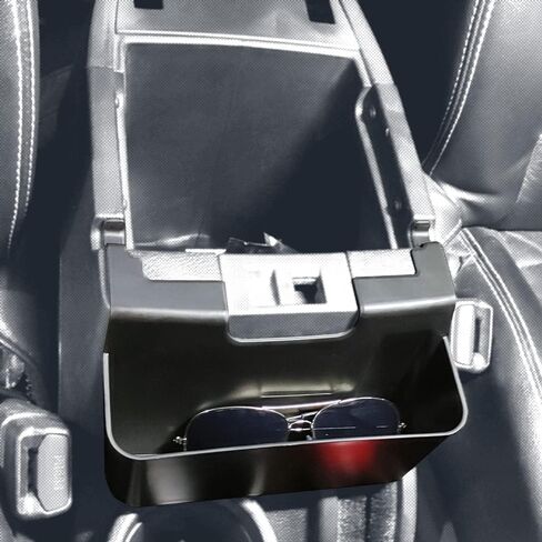 TACOBRO Auto Gear Shift Storage Organizer Tray and JK Center Console Hanging Storage Box for Jeep Wrangler JK JKU 2011-2018, Armrest Box Organizer and JKU Gear Shifter Console Side Tray, ABS in Saudi Arabia