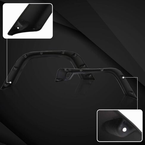 AutoZensation متوافق مع 1997-2006 Jeep Wrangler TJ ، 6pc الأمامية + الخلفية الأسود 7 "العجلة العريضة الممتدة Fender Kit in Saudi Arabia