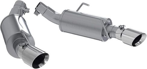 MBRP S7200AL Dual Mufflers Axle Back, Split Rear Exhaust System (Aluminized Steel) in Saudi Arabia