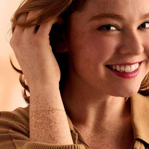 آر إس بيور من روس سيمونز 0.10 قيراط. t.w. سوار محطة الماس من الذهب الأصفر عيار 14 قيراطًا. 6.5 بوصة in Saudi Arabia