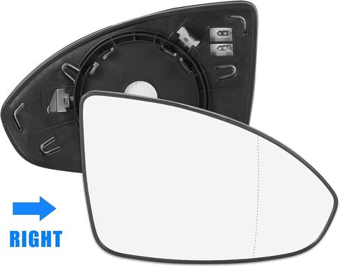 TOP-VIGOR 1-Pack Passenger Side Heated Mirror Glass Compatible with 2011 2012 2013 2014 2015 2016 Chevrolet Chevy Cruze, Left Heated Mirror with Backing Plate, GA-CV1102,96893022, 95215098 in Saudi Arabia