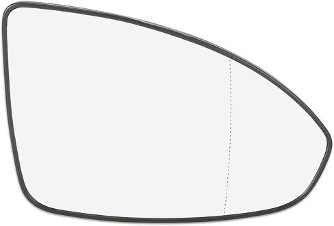 TOP-VIGOR 1-Pack Passenger Side Heated Mirror Glass Compatible with 2011 2012 2013 2014 2015 2016 Chevrolet Chevy Cruze, Left Heated Mirror with Backing Plate, GA-CV1102,96893022, 95215098 in Saudi Arabia