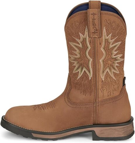 Tony Lama Men's Boom Saddle Cowwhide Cown on Western Work Boot Composite Toe - TW3413 in Kuwait