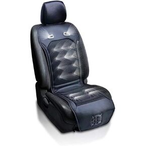 Zone Tech Cooling Car Seat Cushion - Black 12V Automotive Comfortable Massager Cooling Car Seat Cooler Pad-Air Conditioned Seat Cover.