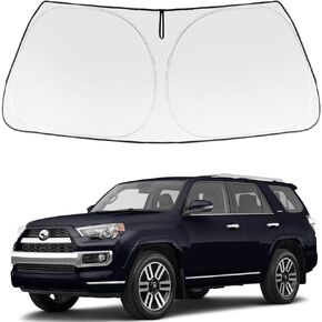 Pincuttee 1PC Car Windshield Sun Shade,Foldable Sun Blocker for Car/Truck/SUV,Car Interior Sun Protection,Car Sunshade Protector Compatible with 2010-2024 Toyota 4Runner