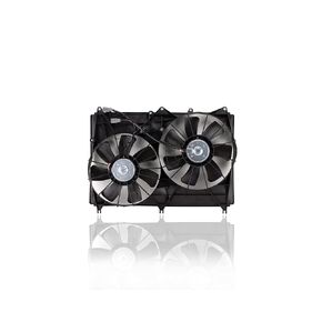 Dual Radiator and Condenser Fan Assembly - Cooling Direct Compatible/Replacement for SZ3115107 09-13 Suzuki Grand Vitara 2.4L L4/3.2L V6