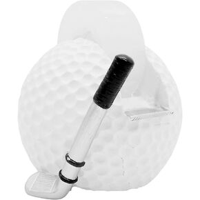 Golf Ball with Club Tape Dispenser, Sports Themed Desktop Accessory, Unique Office Supplies, Gifts for Men, 3.5 Inches