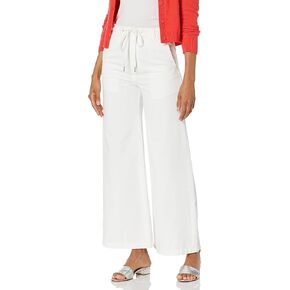 HUDSON Women's Wide Leg Drawstring Trouser Cropped Pant