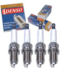 4 pc DENSO Standard U-Groove Spark Plugs compatible with Toyota Corolla 1.8L 2.4L L4 2005-2010