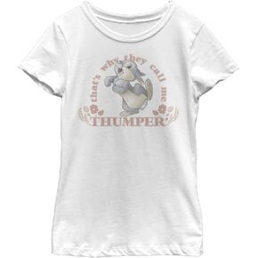 Disney Little, Big Bambi Call Me Thumper Girls Short Sleeve Tee Shirt