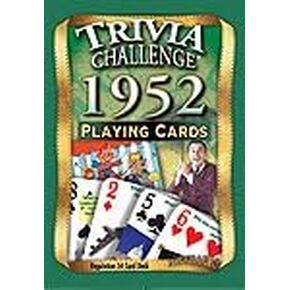 Flickback 1952 Trivia Playing Cards: Great Birthday