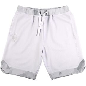 Mens Basketball Shorts - Moisture-Wicking Mesh Basketball Shorts for Men with Pockets and Contrast Graphics