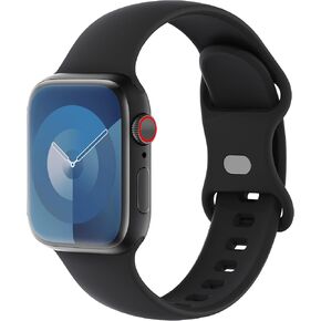 سوار رياضي من السيليكون متوافق مع ساعة Apple 41 مم 40 مم 38 مم 45 مم 44 مم 42 مم 49 مم للنساء والرجال، سوار معصم بديل بحزام ناعم لسلسلة iWatch SE 9 8 7 6 5 4 3 2 1 Ultra in Saudi Arabia
